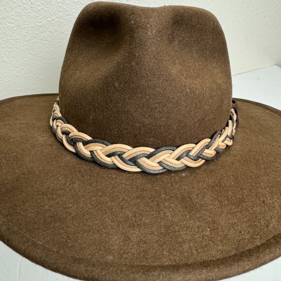 Vintage Scala Vintage Brown Wool Fedora Hat main image 9